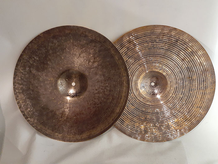 emjmod cymbals 17 Double A-Side hihats 1429g,1670g イーエムジェーモッドシンバル サブ画像6