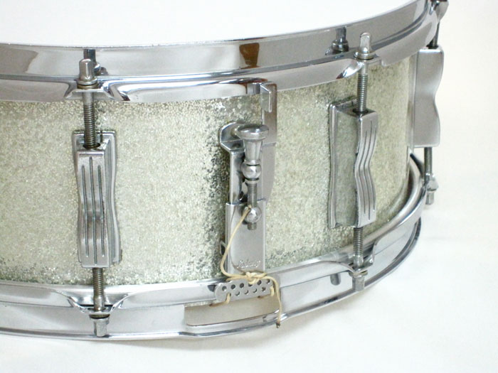 Ludwig 【VINTAGE】1963' Jazz Festival Sparkling Silver Pearl 14×5,5 ラディック サブ画像7
