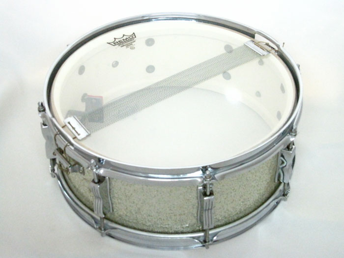 Ludwig 【VINTAGE】1963' Jazz Festival Sparkling Silver Pearl 14×5,5 ラディック サブ画像9