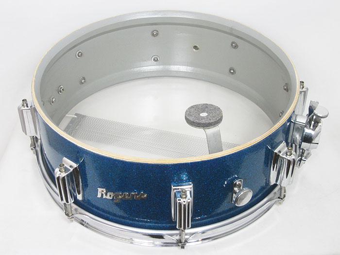 Rogers 【VINTAGE】60's PowerTone Sparkling Blue Pearl Cleveland 14×5 ロジャース サブ画像9