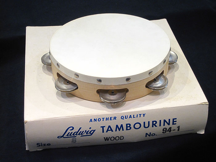 Ludwig 【VINTAGE】NOS Early 70's No. 94-1 Professional Tambourine 8インチ ラディック