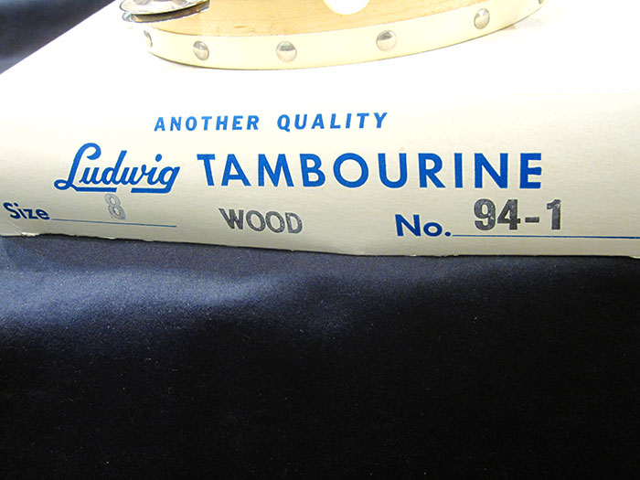 Ludwig 【VINTAGE】NOS Early 70's No. 94-1 Professional Tambourine 8インチ ラディック サブ画像5