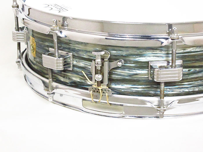 Ludwig 【VINTAGE】1963-64' Downbeat Oyster Blue Pearl COB Hoops 14×4 ラディック サブ画像2