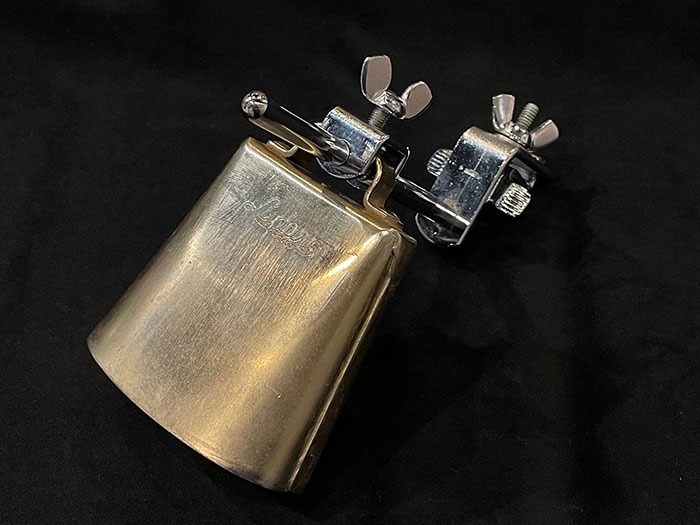 Ludwig 【VINTAGE】70's No.128 GOLDEN TONE COW BELL 4 / No.133 HOLDER ラディック