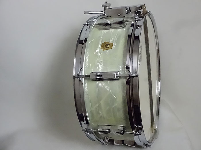 Ludwig 【VINTAGE】Early 60's Buddy Rich Super Classic 14x5,5 White Pearl COB Hoops ラディック サブ画像10