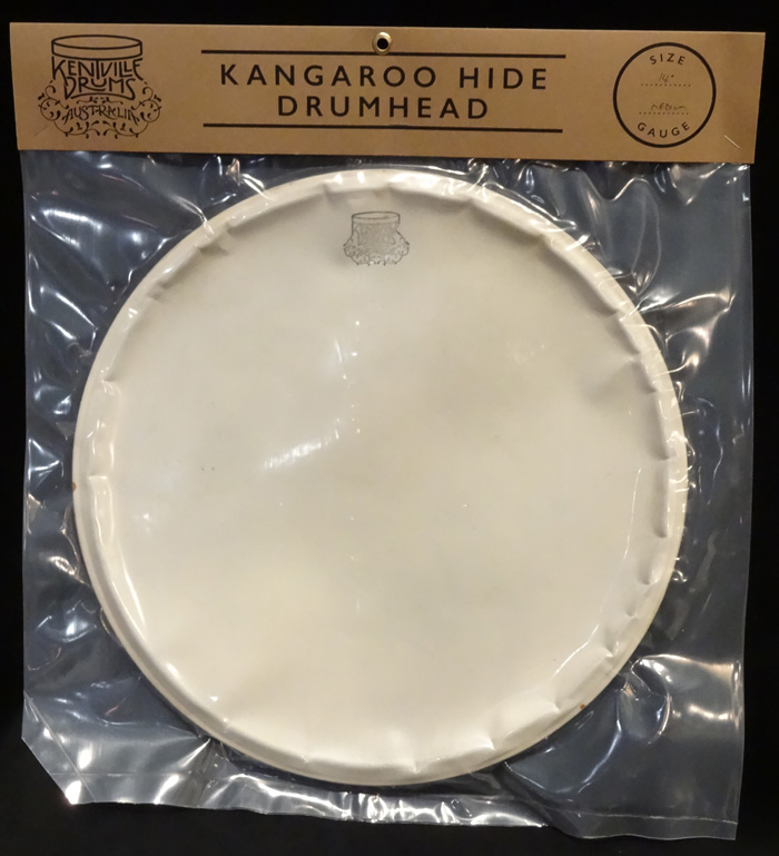 Kentville Drums Kangaroo Hide Drum Head 14 Medium Gauge (10-12mils)