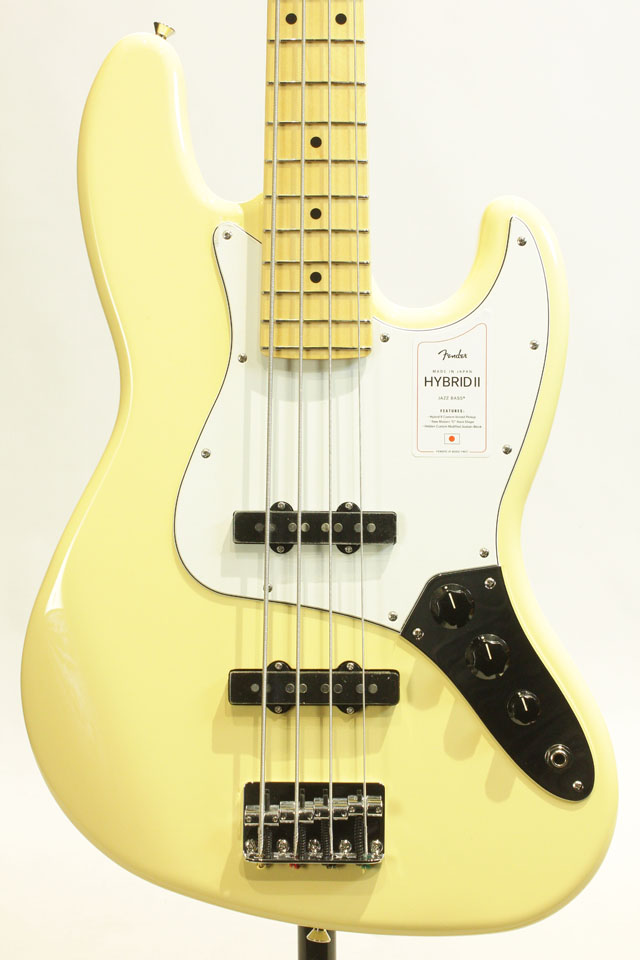 2021 Collection Made in Japan HYBRID II Jazz Bass Vintage White