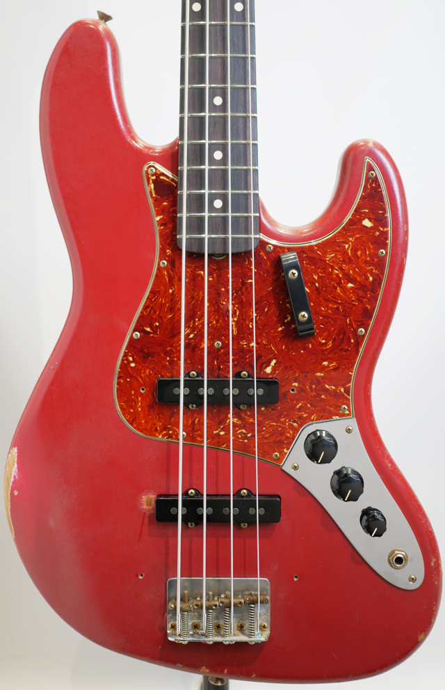 Master Build Series 1962 Jazz Bass Heavy Relic Dakota Red by Paul Waller