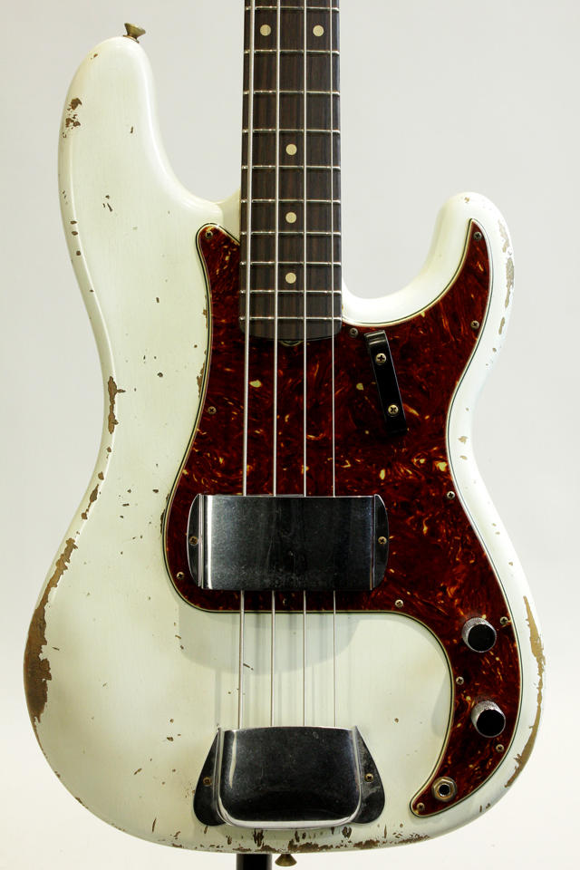 MBS 1964 Precision Bass Olympic White Heavy Relic by Jason Smith