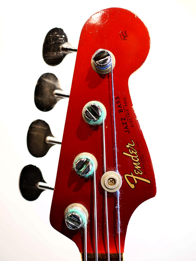 FENDER Jazz Bass 1966-67 Original Candy Apple Red / MH フェンダー サブ画像4