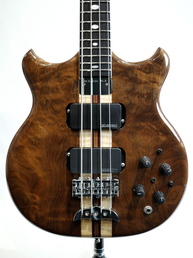 SCSB4 Stanley Clarke Signature Deluxe Black Walnut Top & Purple LED 2016