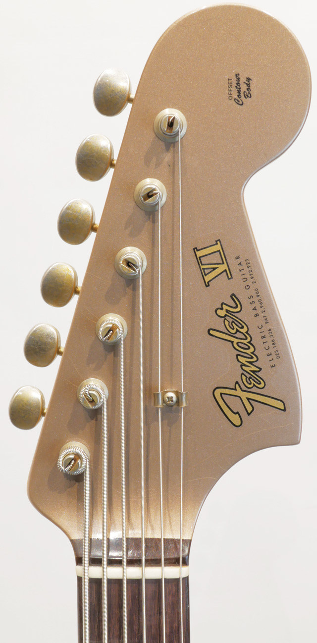 FENDER CUSTOM SHOP 2024 Limited Bass VI Journeyman Relic Aged Shoreline Gold フェンダーカスタムショップ サブ画像6