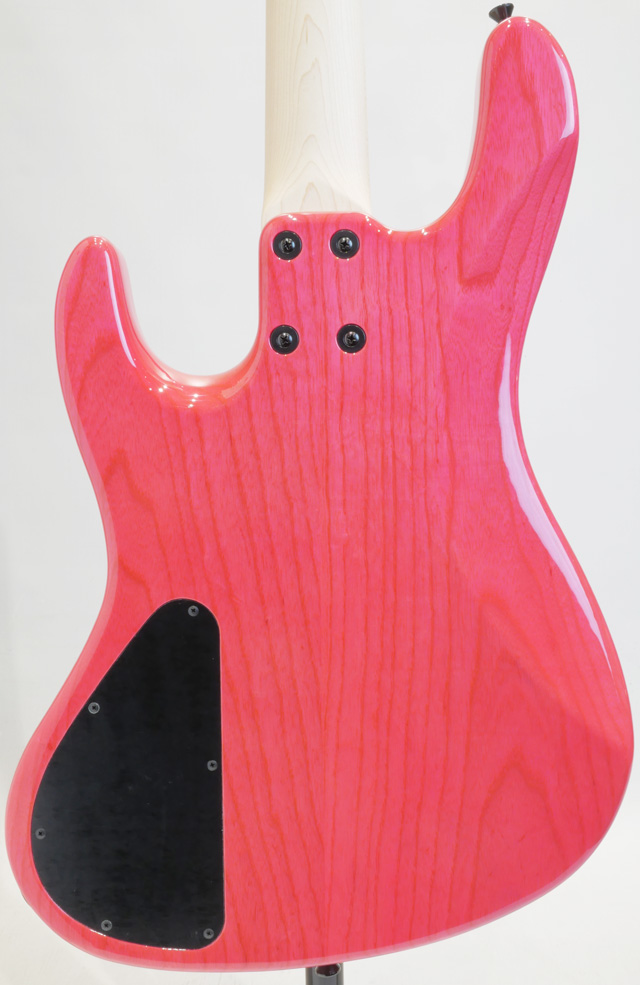 Kikuchi Guitars Custom Bass 4st Quilt Maple Top / Transpearent Pink サブ画像1