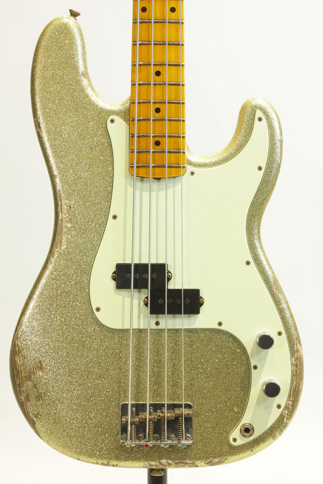 Custom Build J Signature Precision Bass Heavy Relic Champagne Gold 【CZ552440】