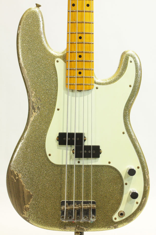 Custom Build J Signature Precision Bass Heavy Relic Champagne Gold 【CZ552458】
