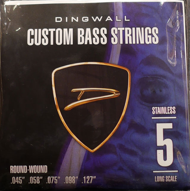 CUSTOM BASS STRINGS [STAINLESS 5ST] SET ROUND-WOUND .045-.127