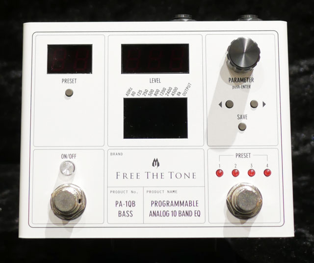 Free The Tone PA-1QB / PROGRAMMABLE ANALOG 10 BAND EQ (for BASS) フリーザトーン サブ画像1