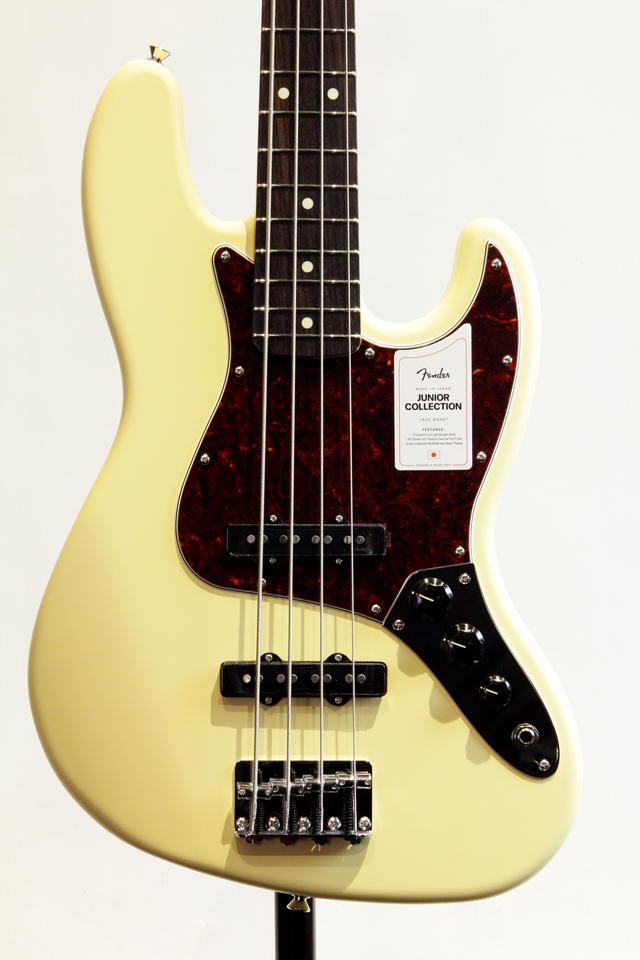 Made in Japan Junior Collection Jazz Bass RW Satin Vintage White