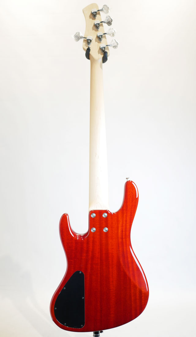 Kikuchi Guitars Custom Bass 5st Spruce Top Trans Carmine Red サブ画像3