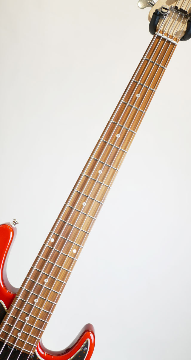 Kikuchi Guitars Custom Bass 5st Spruce Top Trans Carmine Red サブ画像4