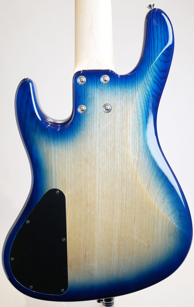 Kikuchi Guitars Custom Bass 5st Quilt Maple Top Trans Whale Blue Burst サブ画像1