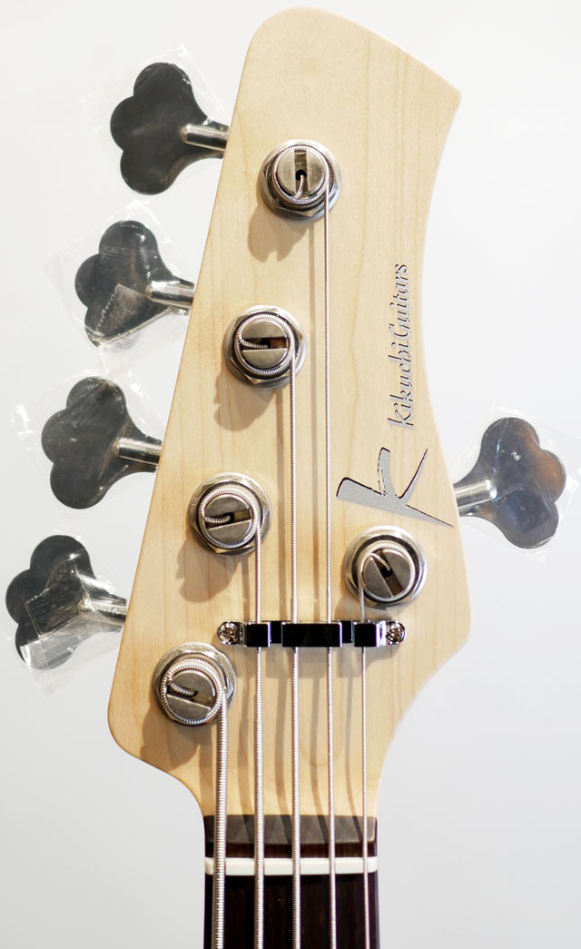 Kikuchi Guitars Custom Bass 5st Quilt Maple Top Trans Whale Blue Burst サブ画像6