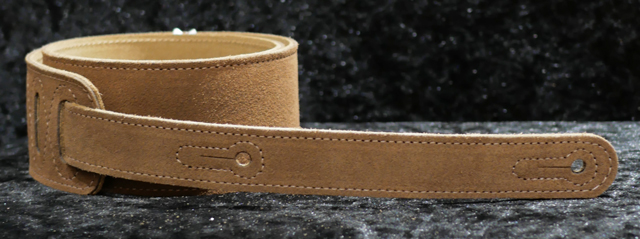 LEVY'S 2 1/2″Wide Suede Guitar Strap In Brown. (MS26-BRN) レヴィース サブ画像2