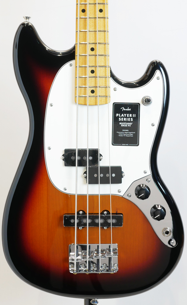 Player II Mustang Bass PJ MN/3-Color Sunburst