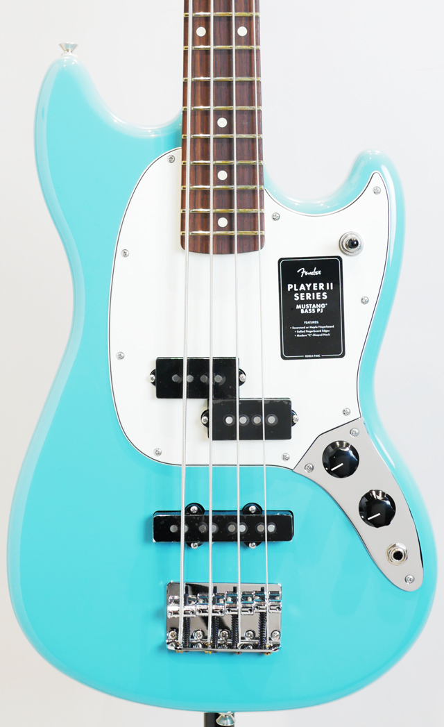 Player II Mustang Bass PJ RW/Aquatone Blue