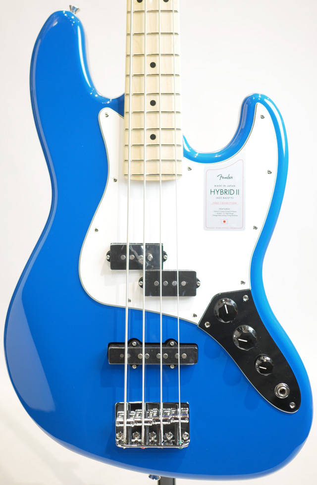 2024 Collection MIJ Hybrid II Jazz Bass PJ (Forest Blue)