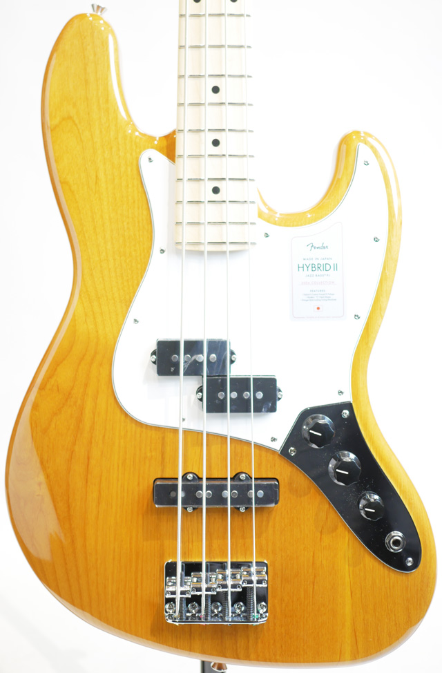 2024 Collection MIJ Hybrid II Jazz Bass PJ (Vintage Natural/MN)