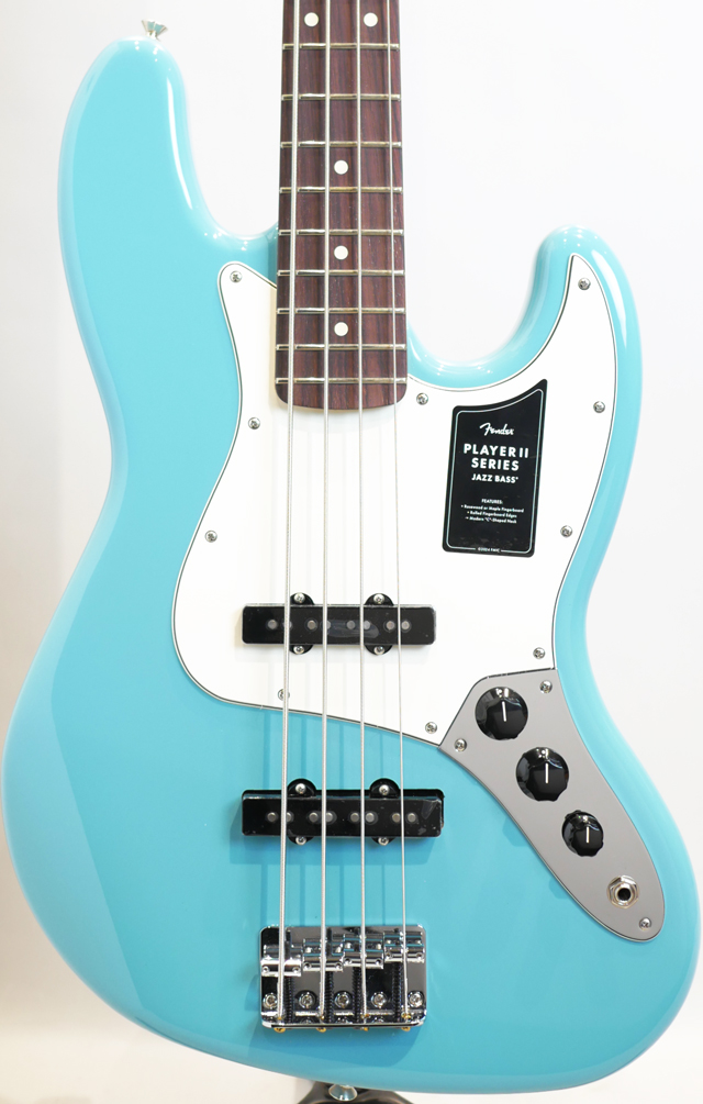 Player II Jazz Bass RW/Aquatone Blue