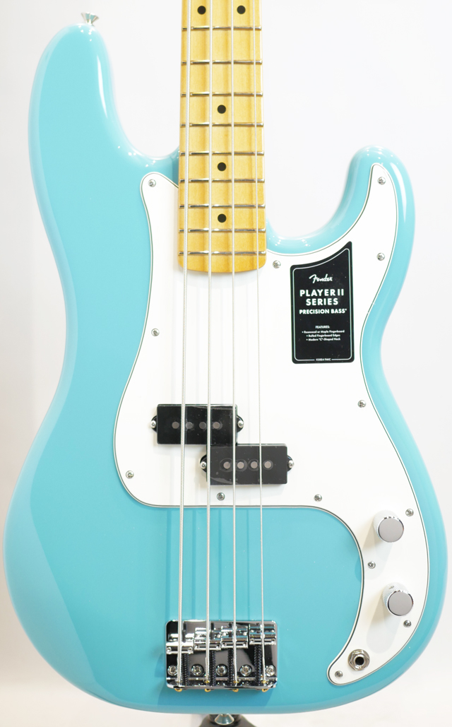 Player II Precision Bass MN/Aquatone Blue