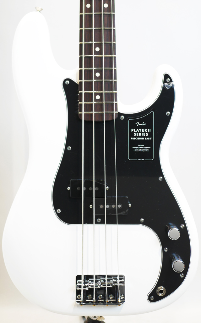 Player II Precision Bass RW/Polar White