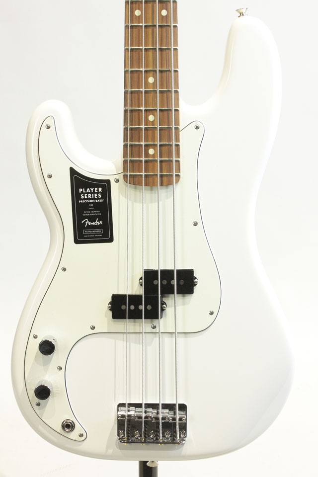 FENDER Player Precision Bass Left Hand / PF (Polar White) フェンダー