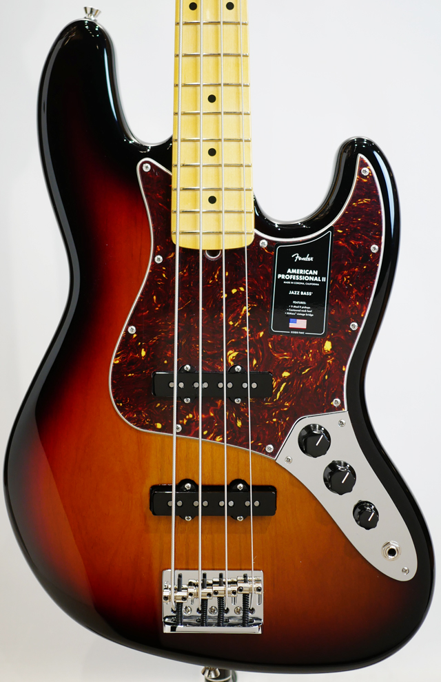 FENDER  American Professional II Jazz Bass 3-Color Sunburst / Maple フェンダー