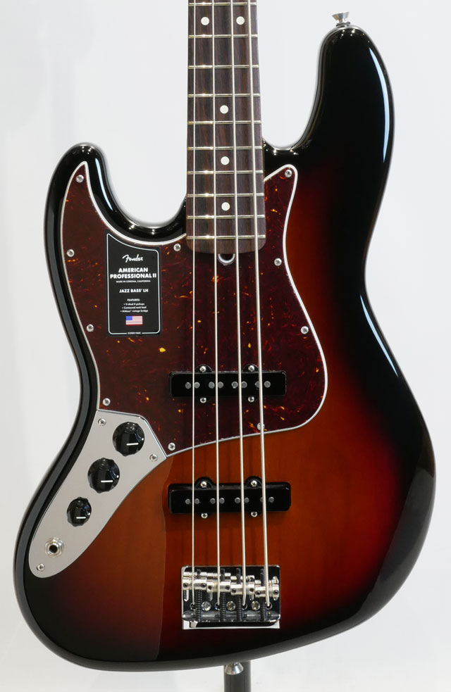 FENDER  American Professional II Jazz Bass Left-Hand 3-Color Sunburst / Rosewood フェンダー