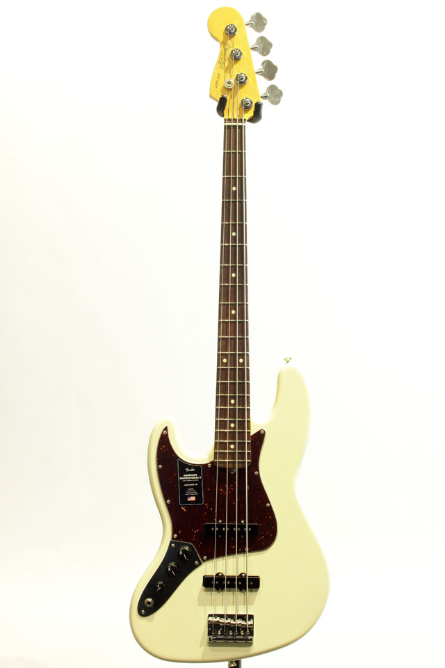 FENDER  American Professional II Jazz Bass Left-Hand Olympic White / Rosewood フェンダー サブ画像2