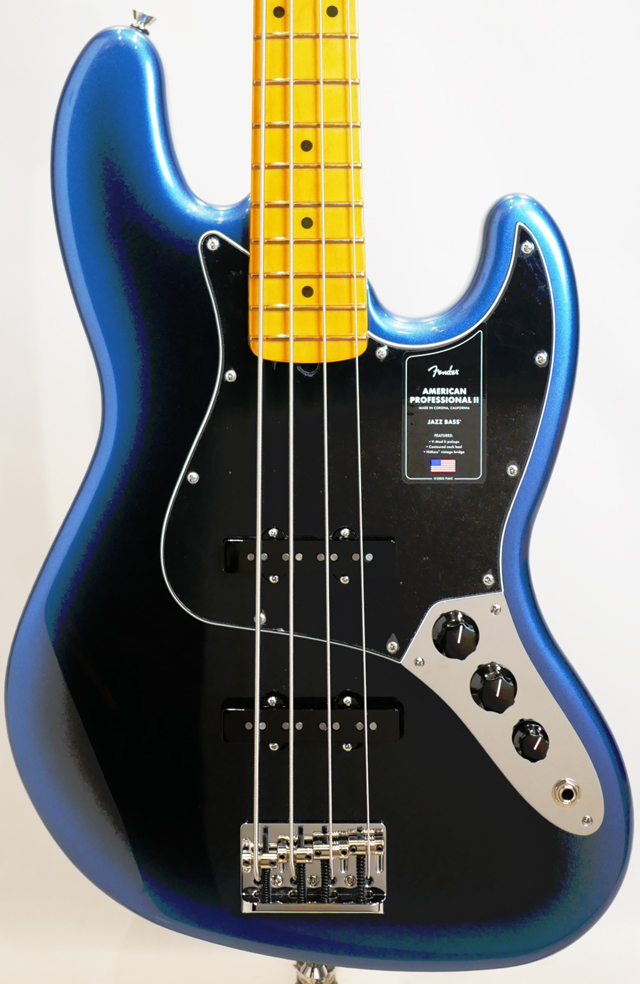 FENDER  American Professional II Jazz Bass Bass Dark Night / Maple フェンダー