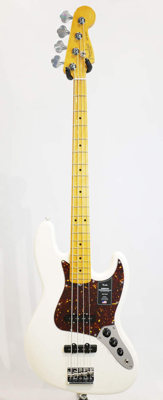 FENDER  American Professional II Jazz Bass Olympic White / Maple フェンダー サブ画像2