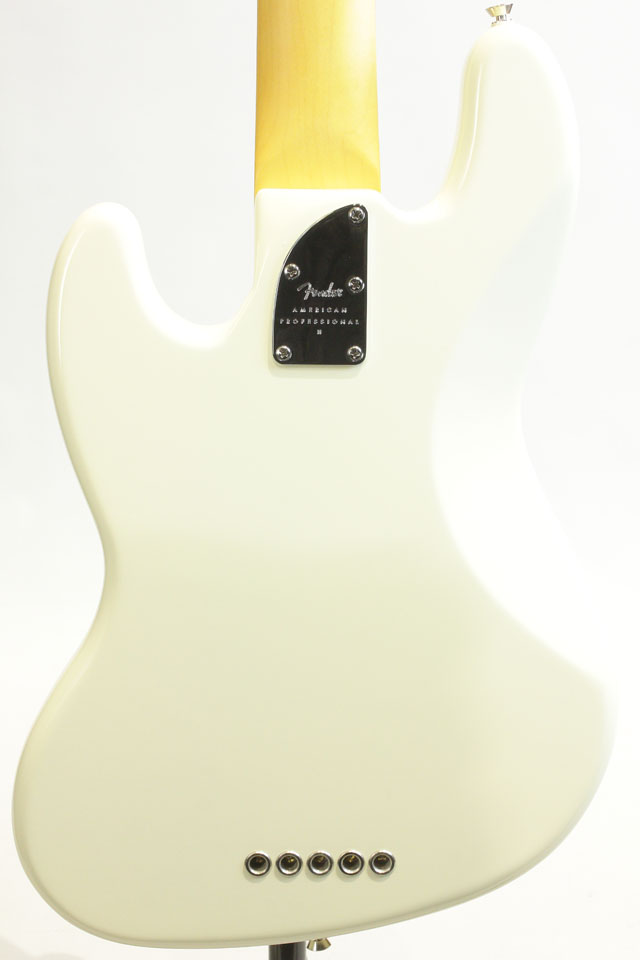 FENDER  American Professional II Jazz Bass V Olympic White / Rosewood フェンダー サブ画像1
