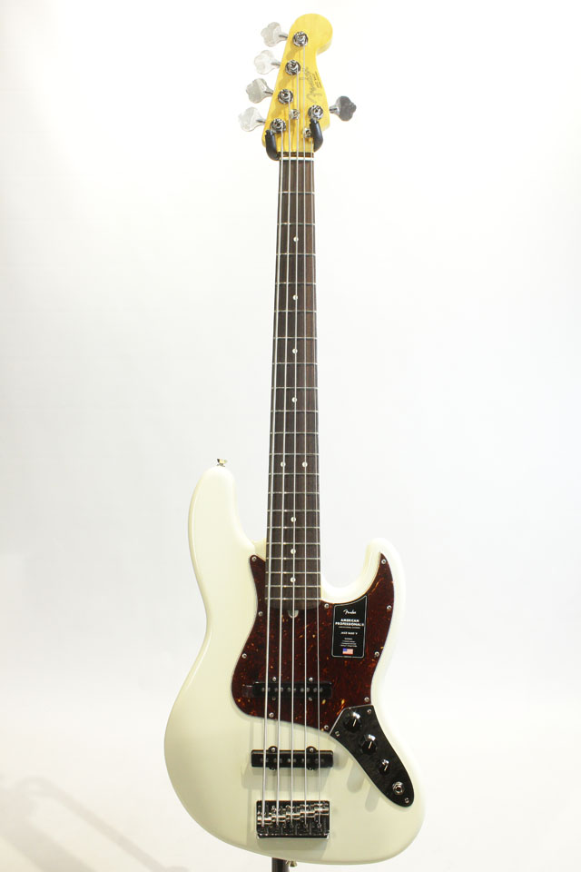 FENDER  American Professional II Jazz Bass V Olympic White / Rosewood フェンダー サブ画像2