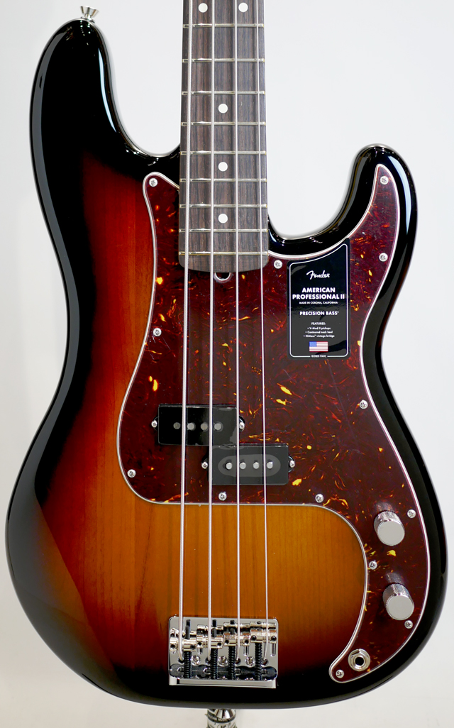 American Professional II Precision Bass 3-Color Sunburst / Rosewood