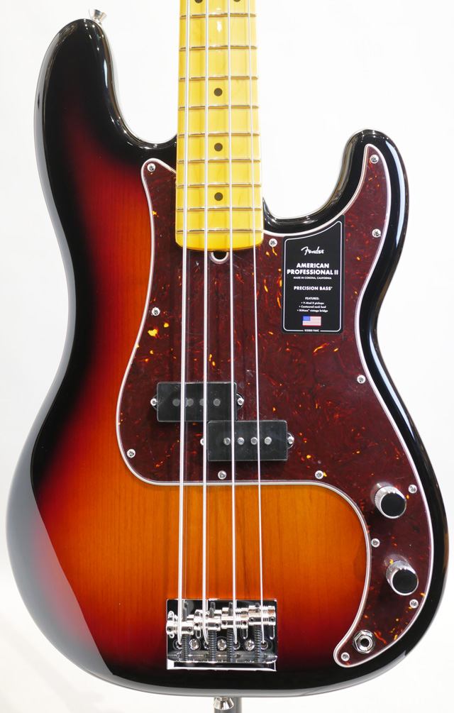 American Professional II Precision Bass 3-Color Sunburst / Maple