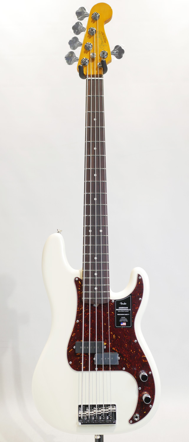 FENDER American Professional II Precision Bass V Olympic White / Rosewood フェンダー サブ画像2
