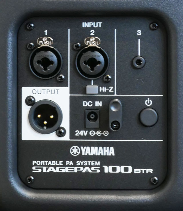 YAMAHA STAGEPAS 100BTR ”Portable PA System” ヤマハ サブ画像7