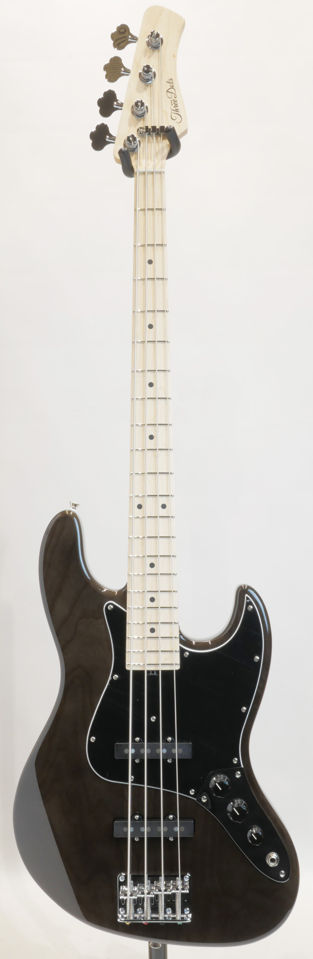 Three Dots Guitars JB Model 4st Ash / Maple (Trans Black) スリードッツ サブ画像2