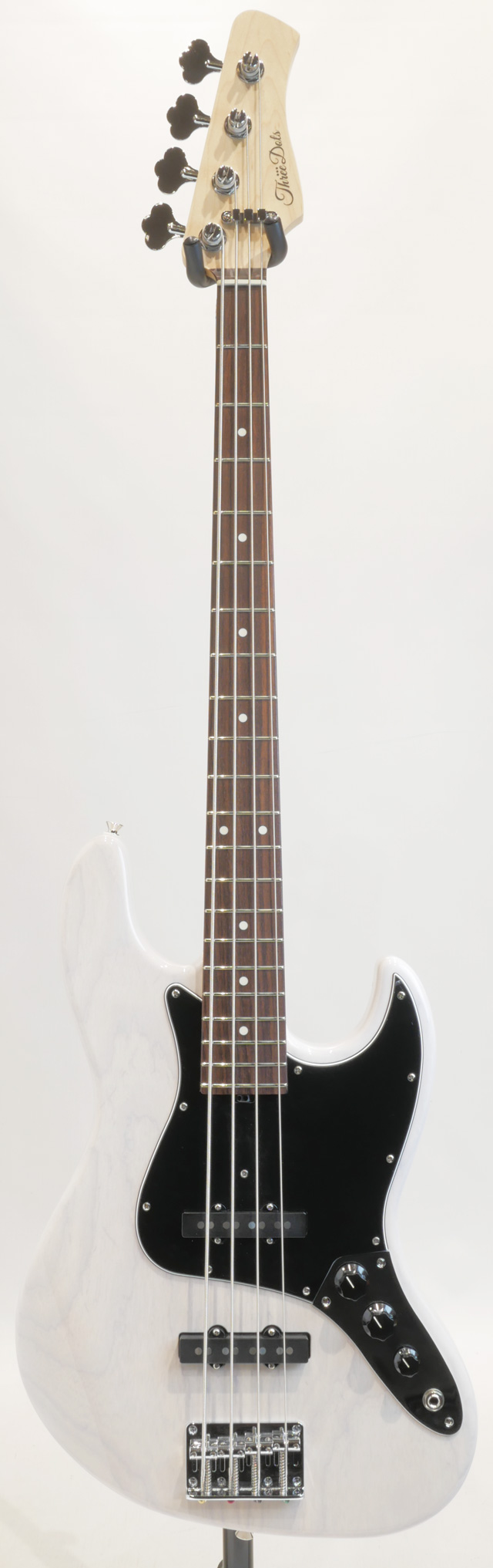 Three Dots Guitars JB Model 4st Ash/Rosewood (Trans White) スリードッツ サブ画像2