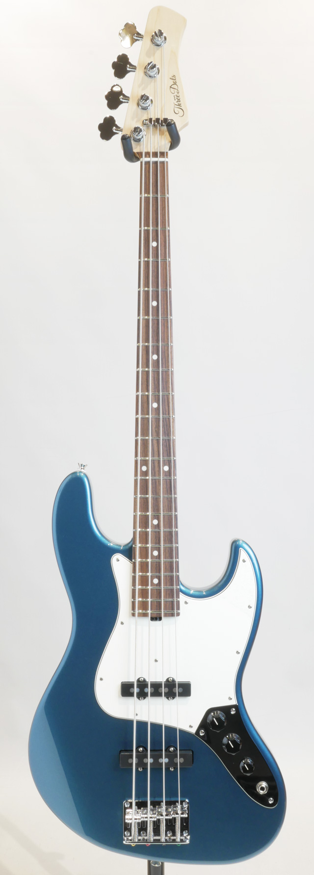 Three Dots Guitars JB Model 4st (Vintage Blue Metallic/Rose) スリードッツ サブ画像2