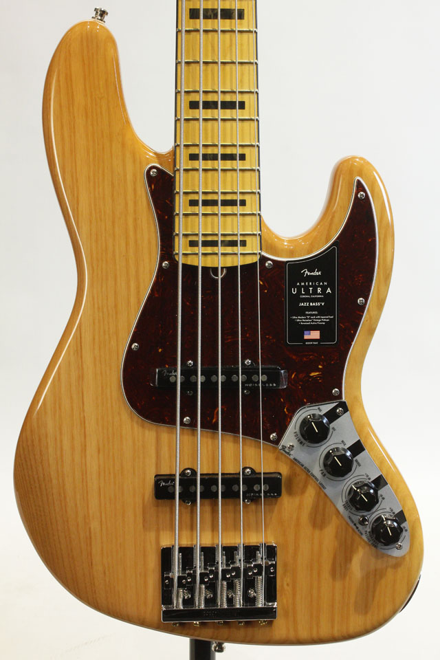 FENDER AMERICAN ULTRA JAZZ BASS V Ash Maple Aged Natural フェンダー